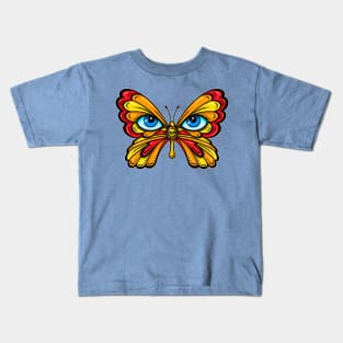 Butterfly Eyes Kids T-Shirt